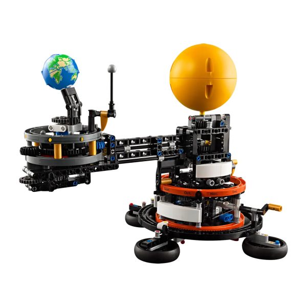 Planet Earth and Moon in Orbit -42179