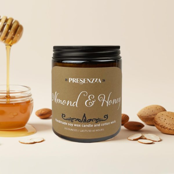 Soy Wax Candles -Amber Jar