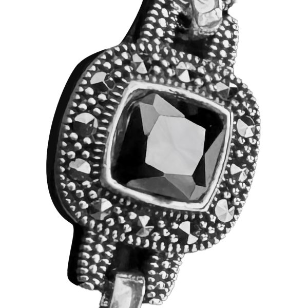 Vintage Black Obsidian & Quartz - Image 2