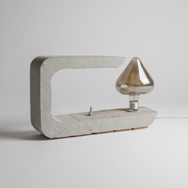 Desert Glow -Concrete Lamp - Image 2