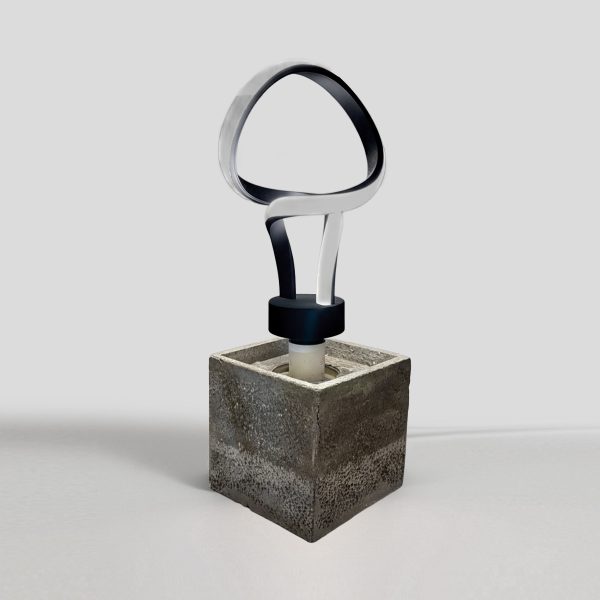 Luminous Loop -Concrete Lamp - Image 2