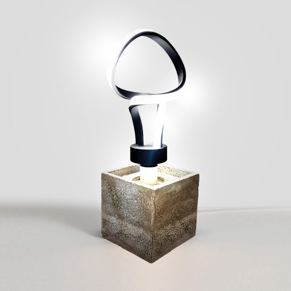 Luminous Loop -Concrete Lamp