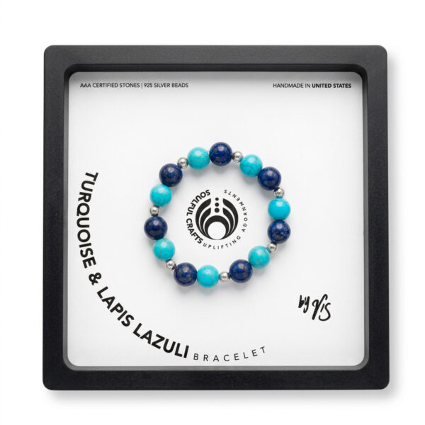 Celestial Azure Stone Bracelet – Presenzza®